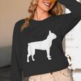 Boston Terrier Unisex Long Sleeve T-Shirt, funny design