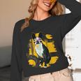Boston Terrier s Mid-Century Modern Art s Street Grunge Unisex Long Sleeve T-Shirt, funny design