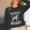 Boxer Dog Mama Halloween Unisex Long Sleeve T-Shirt, funny design
