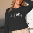 Scottish Terrier Dog Heartbeat Scottie Dog Lover T-Shirt Unisex Long Sleeve T-Shirt, funny design