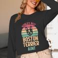 Worlds Best Boston Terrier Aunt Unisex Long Sleeve T-Shirt, funny design