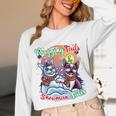 Boston Terrier Dog Christmas Snowman Winter Snow Unisex Long Sleeve T-Shirt, funny design