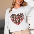 Boston Terrier Heart Valentine Boston Terrier Unisex Long Sleeve T-Shirt, funny design