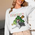 Boston Terrier Santa Claus Hat Merry Christmas Dog X-Mas Unisex Long Sleeve T-Shirt, funny design