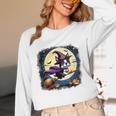 Cute Boston Terrier Halloween Costume Dog Lover Women Girls Unisex Long Sleeve T-Shirt, funny design