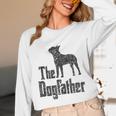 The Dogfather Boston Terrier Dog Funny Dog Gift T-Shirt For Men Women Girls Kids Unisex Long Sleeve T-Shirt, funny design