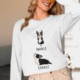 Inhale Exhale Yoga Boston Terrier Tshirt Unisex Long Sleeve T-Shirt, funny design