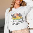 Myrtle Beach South Carolina Retro 70s Vintage Vacation Unisex Long Sleeve T-Shirt, funny design