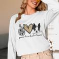 Peace Love Boston Terrier Boston Terrier Lover Dog Mom Unisex Long Sleeve T-Shirt, funny design
