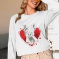 Valentine's Day Boston Terrier Dog Unisex Long Sleeve T-Shirt, funny design