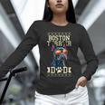 Boston Terrier Dad Boston Bull Bostie Dog Unisex Long Sleeve T-Shirt, novelty gifts, funny gifts
