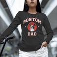 Boston Terrier Dad Dog Father For Men Women Kids Unisex Long Sleeve T-Shirt, novelty gifts, funny gifts