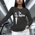 Boston Terrier Dad The DogFather Shirt Boston Terrier Unisex Long Sleeve T-Shirt, novelty gifts, funny gifts