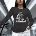Boston Terrier Dog Untamed For Men Women Unisex Long Sleeve T-Shirt, novelty gifts, funny gifts