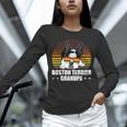 Boston Terrier Grandpa Dog Owner Boston Terrier Unisex Long Sleeve T-Shirt, novelty gifts, funny gifts