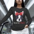 Boston Terrier Mom Bostie Women Girls Unisex Long Sleeve T-Shirt, novelty gifts, funny gifts