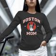 Boston Terrier Mom Dog Mother Unisex Long Sleeve T-Shirt, novelty gifts, funny gifts