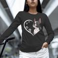 Boston Terrier Shirts For Women Girls Kids Heart Cute Unisex Long Sleeve T-Shirt, novelty gifts, funny gifts