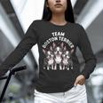 Cute Cartoon For Dog Owners Pet Team Boston Terrier Unisex Long Sleeve T-Shirt, novelty gifts, funny gifts