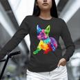 Dog Lover Boston Terrier Dog Colorful Boston Terrier Men Women Kids Unisex Long Sleeve T-Shirt, novelty gifts, funny gifts