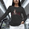 Heartbeat Boston Terrier Dog Unisex Long Sleeve T-Shirt, novelty gifts, funny gifts