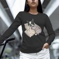 Sleepy Boston Terrier Pajama Men Women Kids Unisex Long Sleeve T-Shirt, novelty gifts, funny gifts