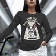 Today Is A Boston Terrier Day Cute Dog Lover Cartoon Unisex Long Sleeve T-Shirt, novelty gifts, funny gifts