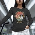 Vintage Best Boston Terrier Dad Ever Dog Father Father's Day Men Girls Kids Unisex Long Sleeve T-Shirt, novelty gifts, funny gifts