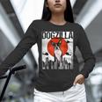 Vintage Japanese Dogzilla Boston Terrier Unisex Long Sleeve T-Shirt, novelty gifts, funny gifts
