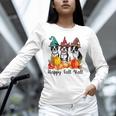 Boston Terrier Dog Lover Fall Ya'Ll Halloween Costume Men Women Unisex Long Sleeve T-Shirt, novelty gifts, funny gifts