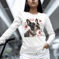 Boston Terrier Is My Valentine Cute Pet Dog Owner Valentine Unisex Long Sleeve T-Shirt, novelty gifts, funny gifts