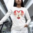 Retro Heart Boston Terrier Dog Vintage Valentine Unisex Long Sleeve T-Shirt, novelty gifts, funny gifts