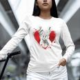 Valentine's Day Boston Terrier Dog Unisex Long Sleeve T-Shirt, novelty gifts, funny gifts