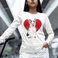 Valentine's Day Boston Terrier Lover Unisex Long Sleeve T-Shirt, novelty gifts, funny gifts