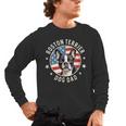 Boston Bull Terrier Men Boston Terrier Dog Dad Men's Long Sleeve T-Shirt, trending gift