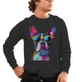 Boston Terrier Lovers Pop Art Boston Terrier Men's Long Sleeve T-Shirt, trending gift