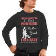 Boston Terrier Mom American Gentleman Dog Lover Mother's Day Men's Long Sleeve T-Shirt, trending gift