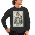 The Boston Terrier Mom Skeleton Spooky Season Halloween Men's Long Sleeve T-Shirt, trending gift
