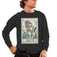 Boston Terrier Mom Skeleton Tarot Card Witch Vibes Dog Mom Men's Long Sleeve T-Shirt, trending gift