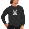 Boston Terrier In The Pocket Cute Boston Terrier Dog For Men Women Girls Kids Men's Long Sleeve T-Shirt, trending gift