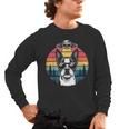 Boston Terrier UFO Alien Boston Terrier Dog Mom Dad Men's Long Sleeve T-Shirt, trending gift