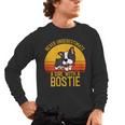 Boston Terrier Never Underestimate a Girl With a Bostie Men's Long Sleeve T-Shirt, trending gift