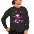 Boston Terrier Valentines Day Shirt Heart Dog Lover Men's Long Sleeve T-Shirt, trending gift