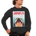 Boston Terriers Jowls Dog Mom Dog Dad Men's Long Sleeve T-Shirt, trending gift