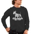 Bull Terrier Skeleton Birthday Halloween Kids Men's Long Sleeve T-Shirt, trending gift