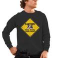 Caution Sign Boston Terrier Dog Bostie Puppy Men's Long Sleeve T-Shirt, trending gift