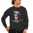 Cute Boston Terrier Dog Christmas Merry X-Mas Graphic Men's Long Sleeve T-Shirt, trending gift