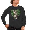 Cute Boston Terrier Shamrock St Patrick's Day Dog Lover Men Women Kids Men's Long Sleeve T-Shirt, trending gift