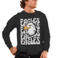 Eagles School Sports Fan Team Spirit Teacher Parent Student Men&#x27;s Long Sleeve T-Shirt, trending gift
