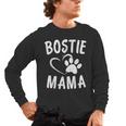 Fun Bostie Mama Dog Lover Apparel Boston Terrier Mom Men's Long Sleeve T-Shirt, trending gift